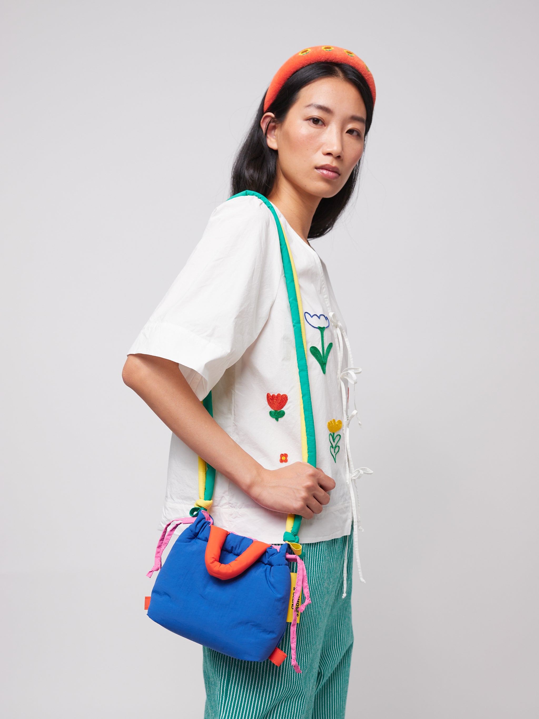 Bobo Choses x Olend colorblock small bag