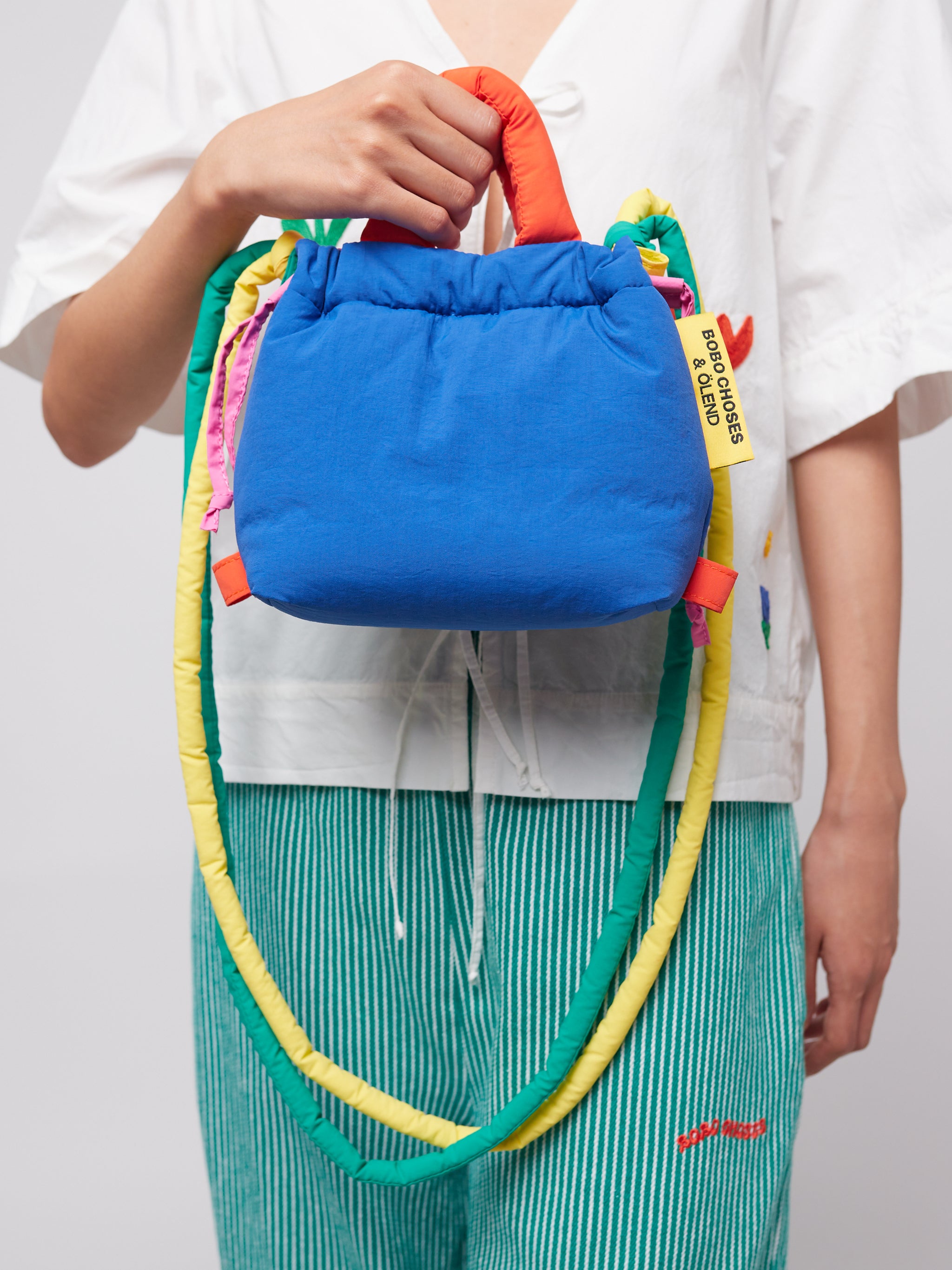 Bobo Choses x Olend colorblock small bag