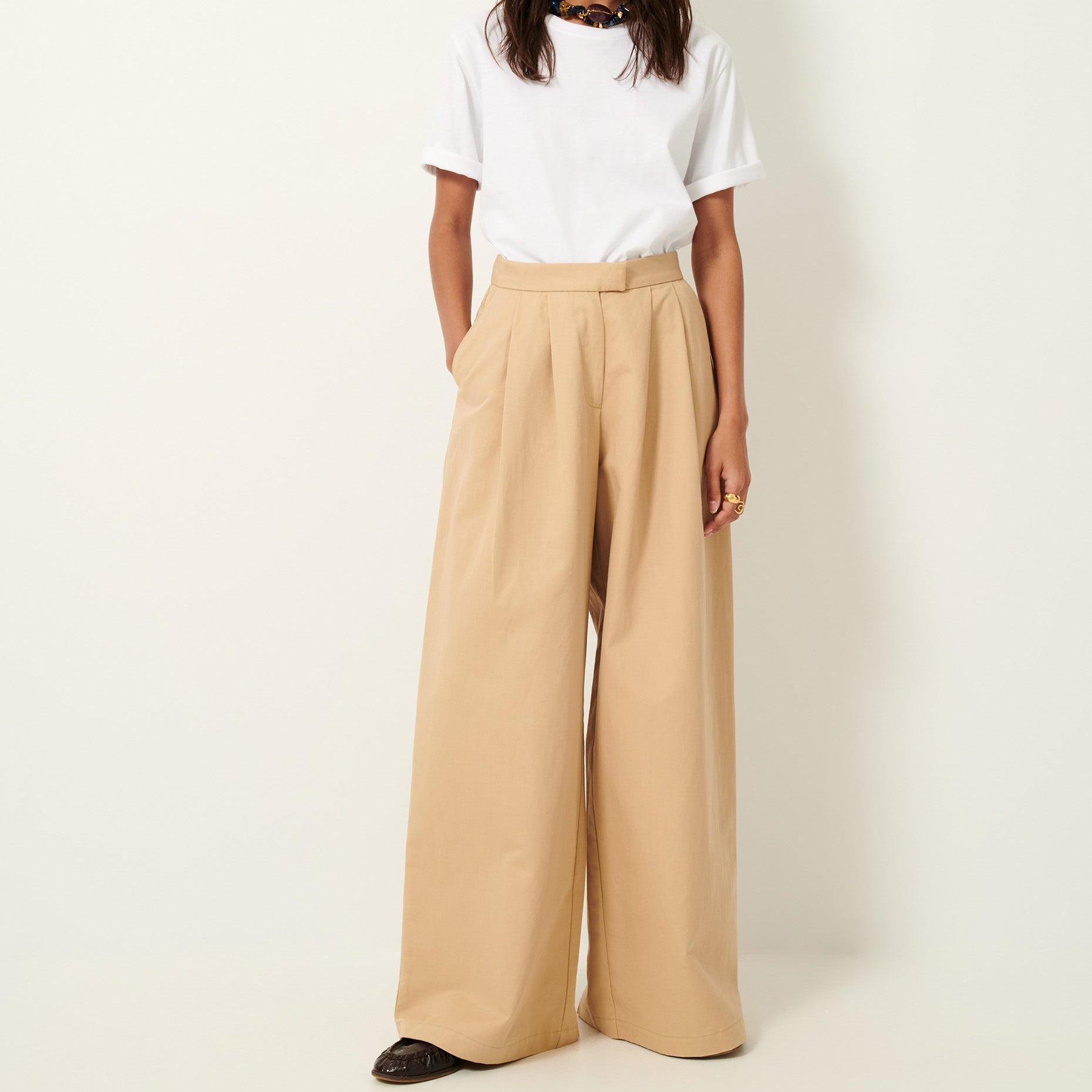 RIVERA large pant with pleats