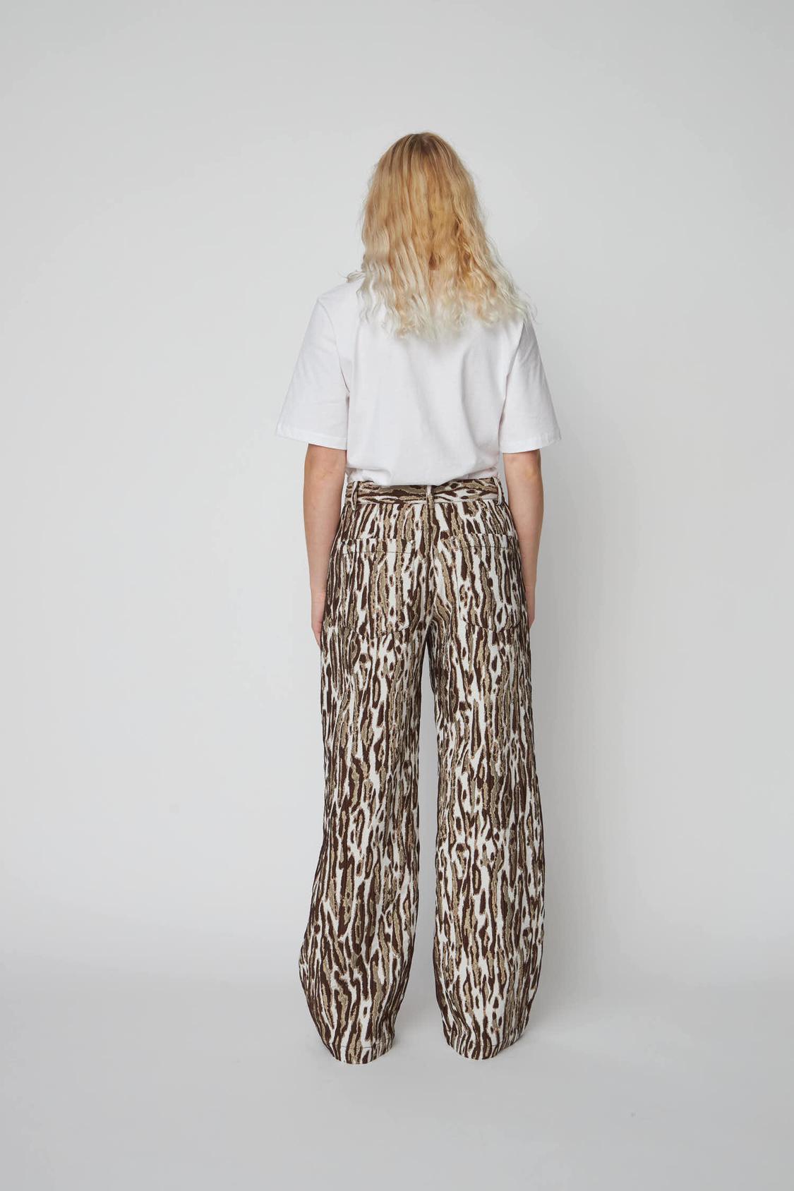 Leopard Jacquard Pants