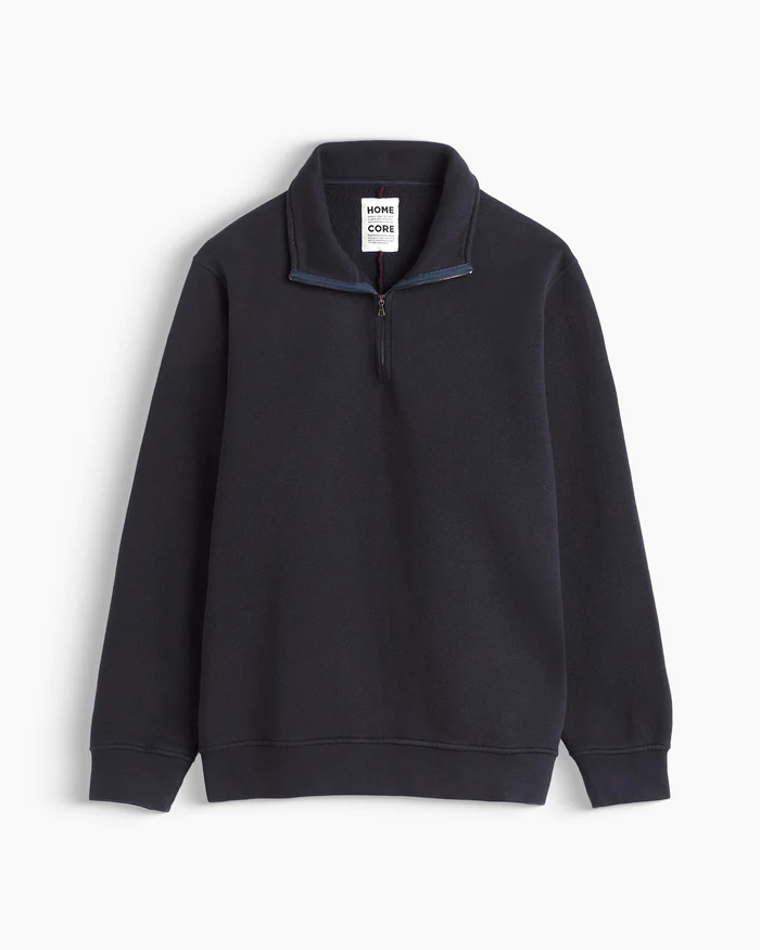 TERRY HALFZIP sweater