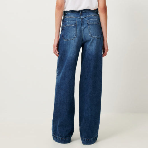 CAPTAIN DENIM flared high waisted jean