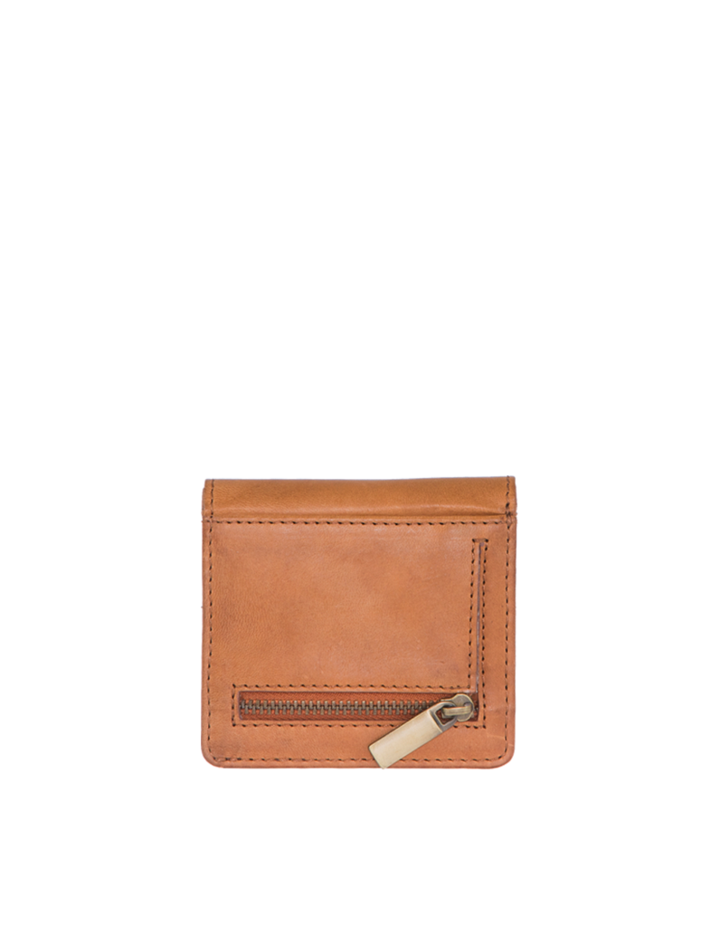 Alex Fold-Over Wallet - Cognac Apple Leather